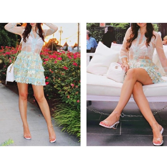 Nasty Gal Be Seeing You Mesh Blouse - Picture 5 of 5